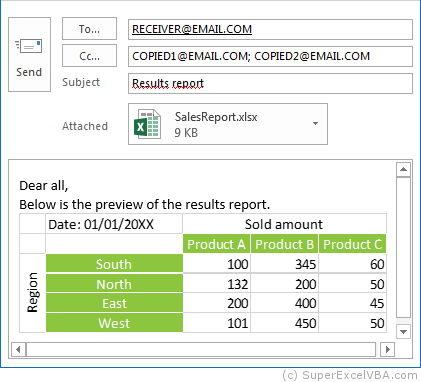 Email VBA Outlook