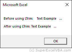 LTrim Function