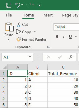 Excel Named range