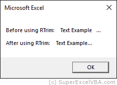 RTrim Function