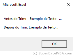 Função Trim